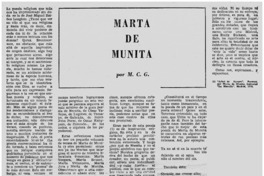 Marta de Munita