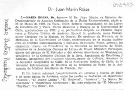 Dr. Juan Marín Rojas.