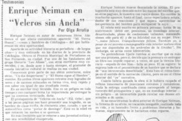 Enrique Neiman en "Veleros sin ancla"