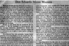 Don Eduardo Moore Montero.