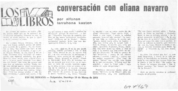 Conversación con Eliana Navarro