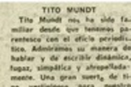 Tito Mundt