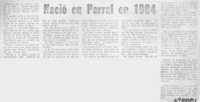 Nació en Parral en 1904.