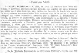 Domingo Melfi.