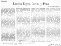 Laurita Reyes, cariño y pena