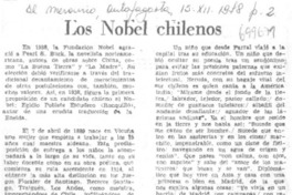 Los Nobel chilenos