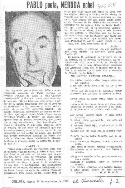 Pablo poeta, Neruda Nobel.