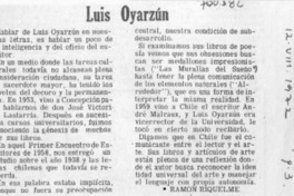 Luis Oyarzún