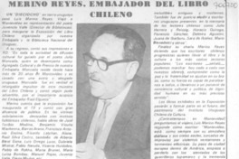 Merino Reyes, embajador del libro chileno.