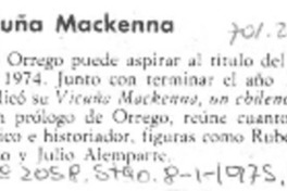 Otro Vicuña Mackenna.