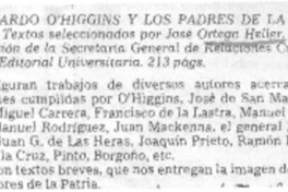 Bernardo O'Higgins y los padres de la patria.