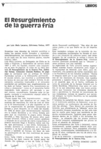 El resurgimiento de la Guerra Fría