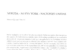 Neruda - Nueva York - Naciones Unidas