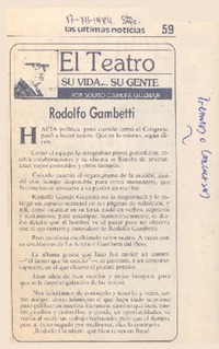 Rodolfo Gambetti