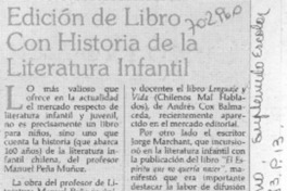 Edición de libro con historia de la literatura infantil.