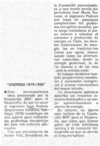 Energía 1979-1999".