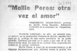 Mollie Perea: otra vez el amor