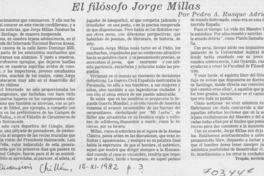 El filósofo Jorge Millas