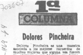 Dolores Pincheira