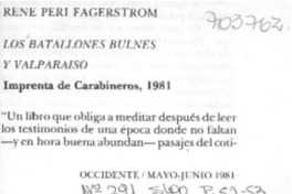 Los batallones Bulnes y Valparaíso