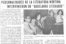 Personalidades de la literatura nortina intervinieron en "Aquelarre literario".