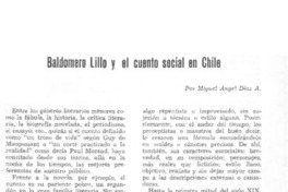 Baldomero Lillo y el cuento social en Chile