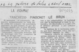 Tancredo Pinochet Le Brun.