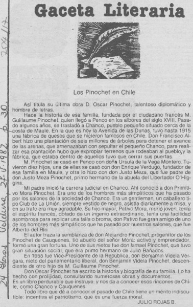 Los Pinochet en Chile