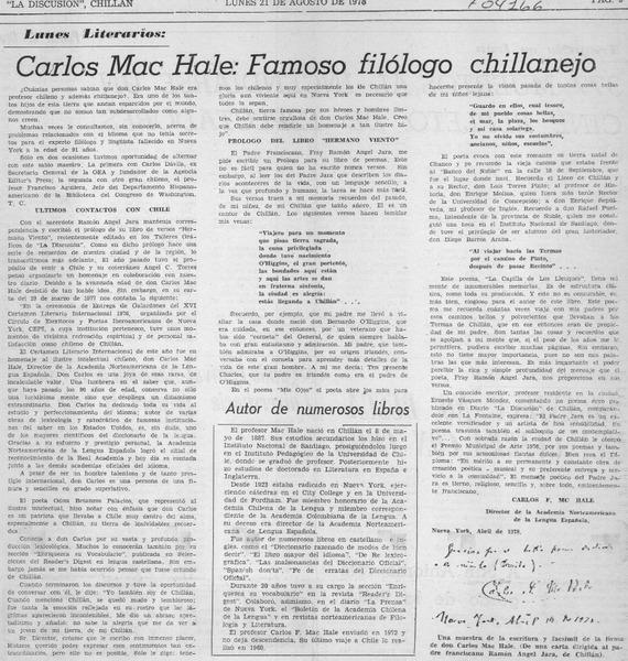 Carlos Mac Hale, famoso filólogo chillanejo.
