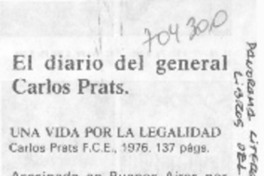 El diario del general Carlos Prats.