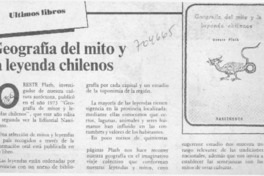 Geografía del mito y la leyenda chilenos.