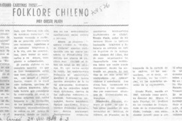 Historia de la función policial en Chile