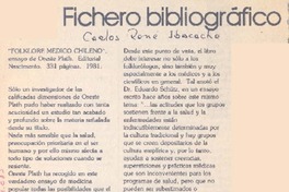 Folklore médico chileno
