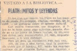 Plath: mitos y leyendas.