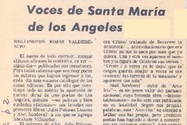 Voces de Santa María de los Angeles