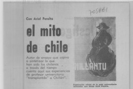 El mito de Chile : [entrevista]
