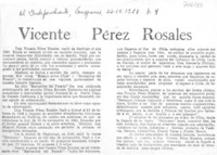 Vicente Pérez Rosales.