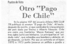 Otro "pago de Chile"