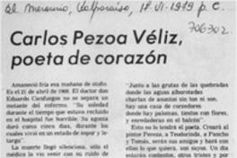 Carlos Pezoa Véliz, poeta de corazón