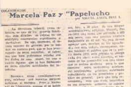 Marcela Paz y "Papelucho"