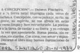 "Canto a Concepción".