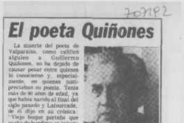 El poeta Quiñones