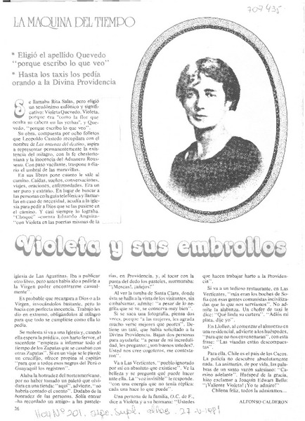 Violeta y sus embrollos