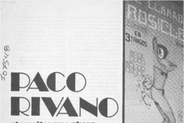 Paco Rivano: [entrevista]