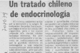 Un tratado chileno de endocrinología.