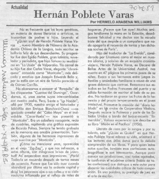 Hernán Poblete Varas