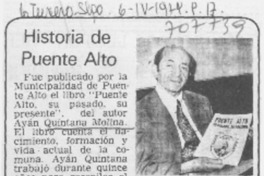Historia de Puente Alto.