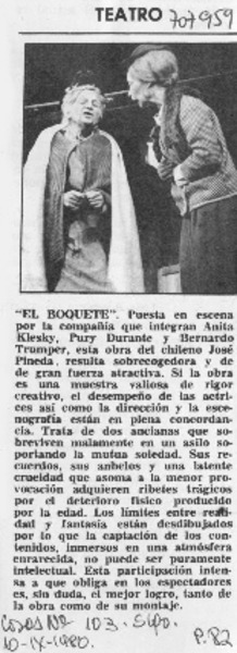 "El Boquete".