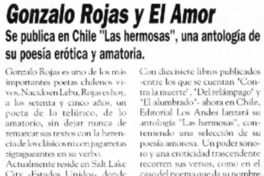 Gonzalo Rojas y el amor.