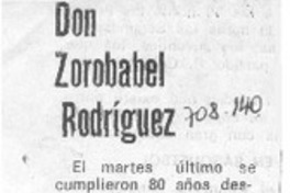 Don Zorobabel Rodríguez.